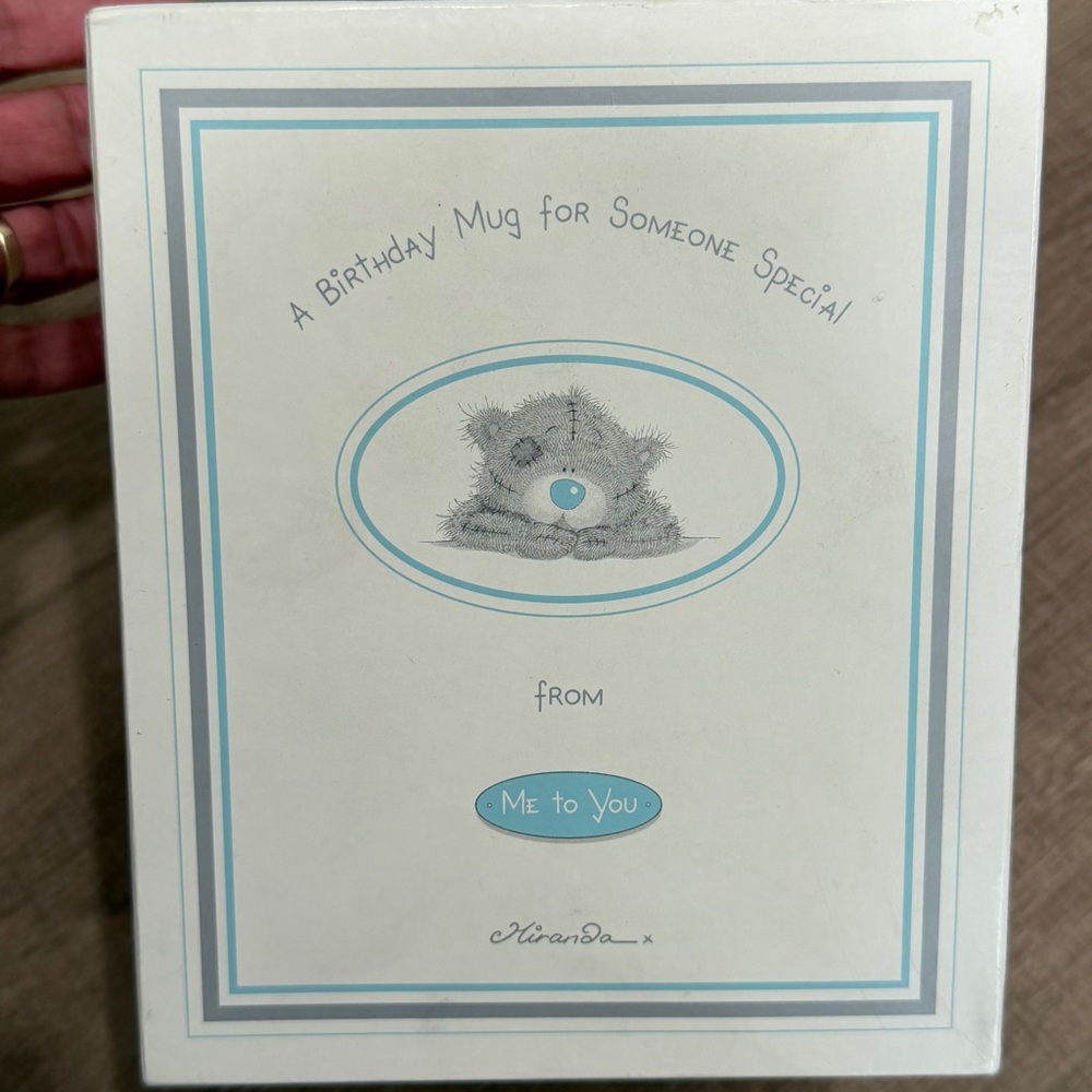 Tatty Teddy UK Fine Bone China Mug in box Birthday Mug Me To You England